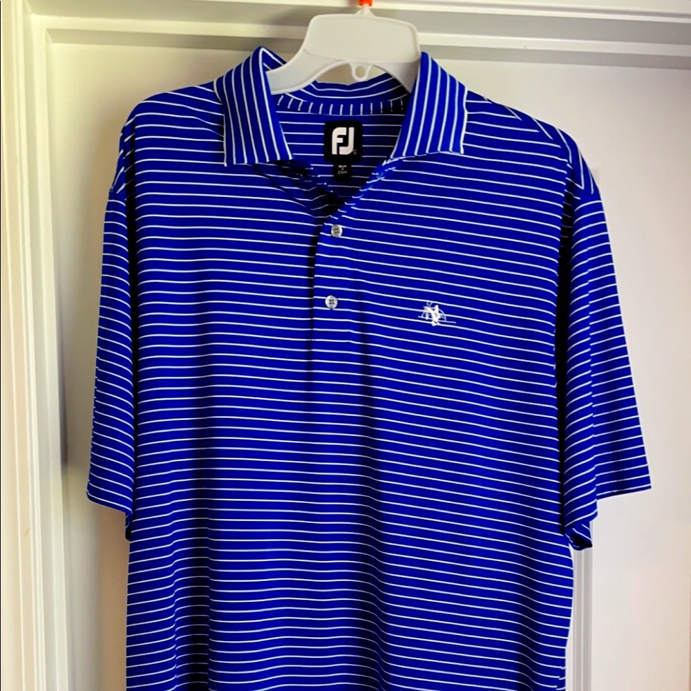 Blue Footjoy Polo